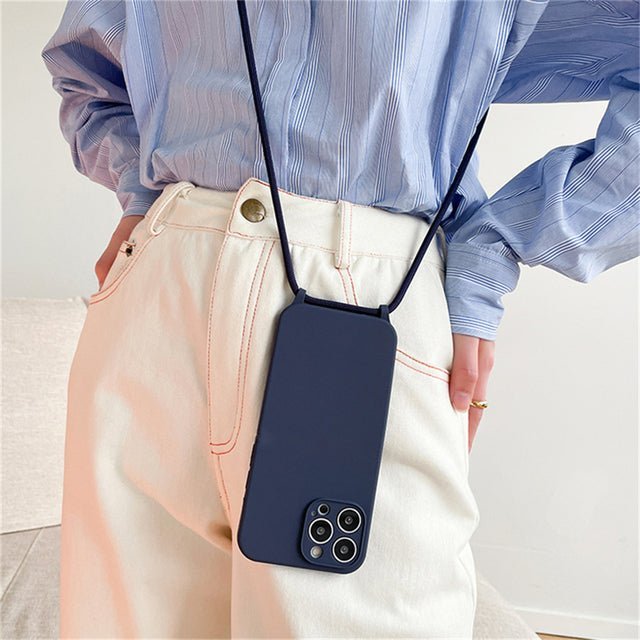 iPhone Strap Case "Polly Black" - House Of Case