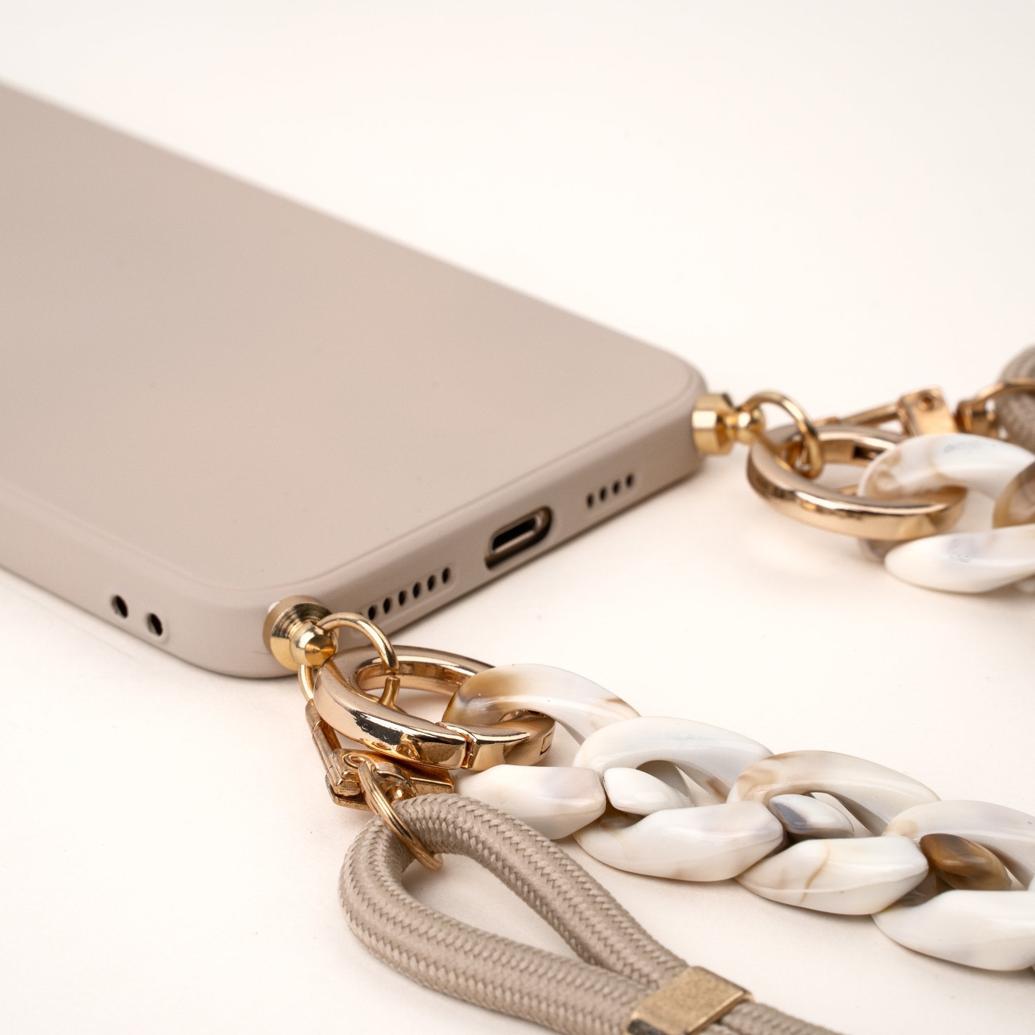 iPhone Strap Case "Amber Beige" - House Of Case