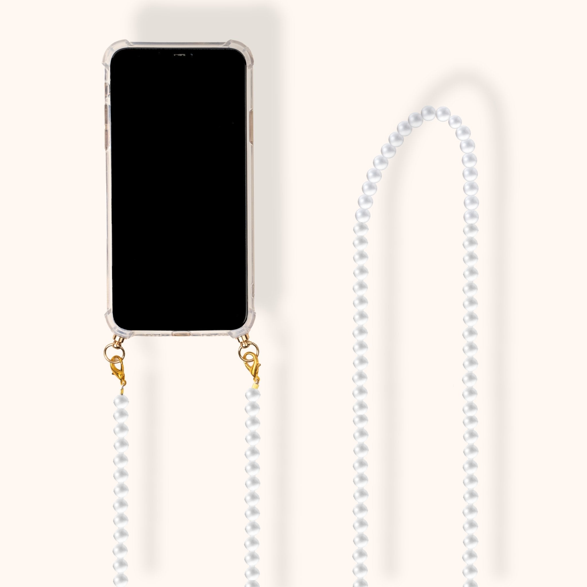 iPhone Strap Case "Pearl Transparent" - House Of Case